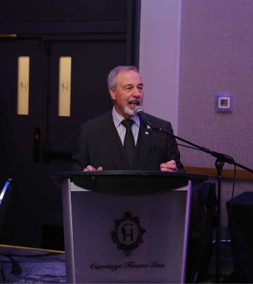 Man talking microphone