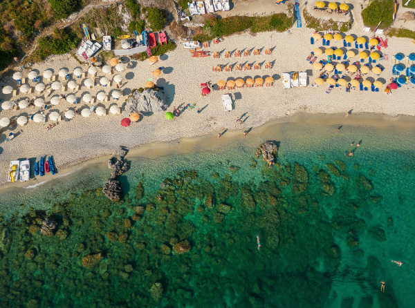 Sunny day in the beach